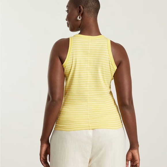 NWT Everlane Striped Tank in Essential Cotton - Picture 4 of 11